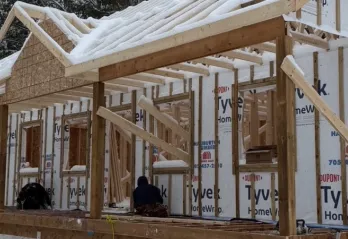 frame of a cabin 
