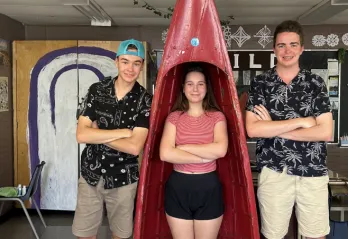 Cameron, Julia, and Jack - Westmount Secondary Students 2025