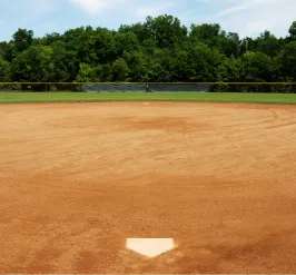 A baseball diamond