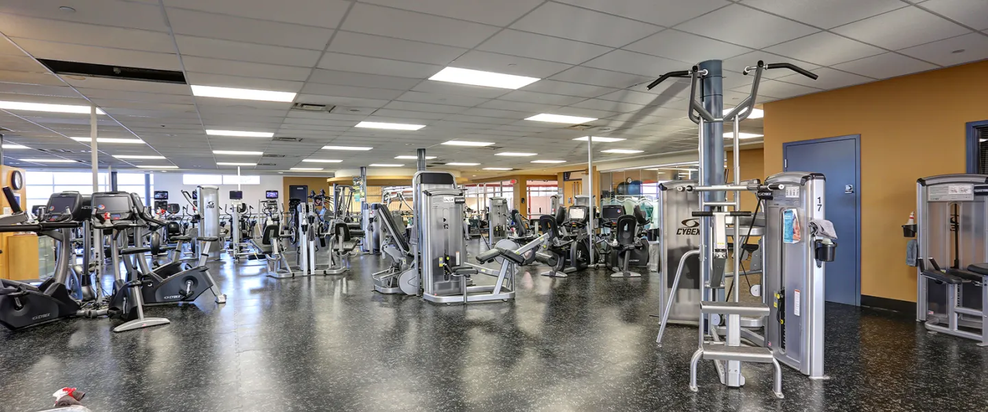 Resistance machines on Fitness Floor