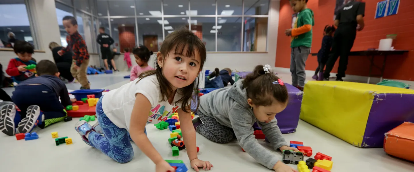 Children participating in Playtime program