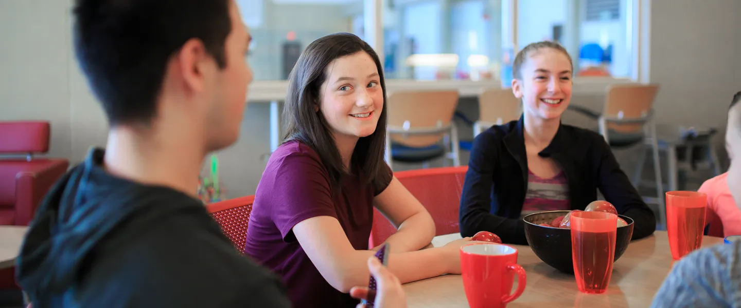 Group of youth smiling and laughing