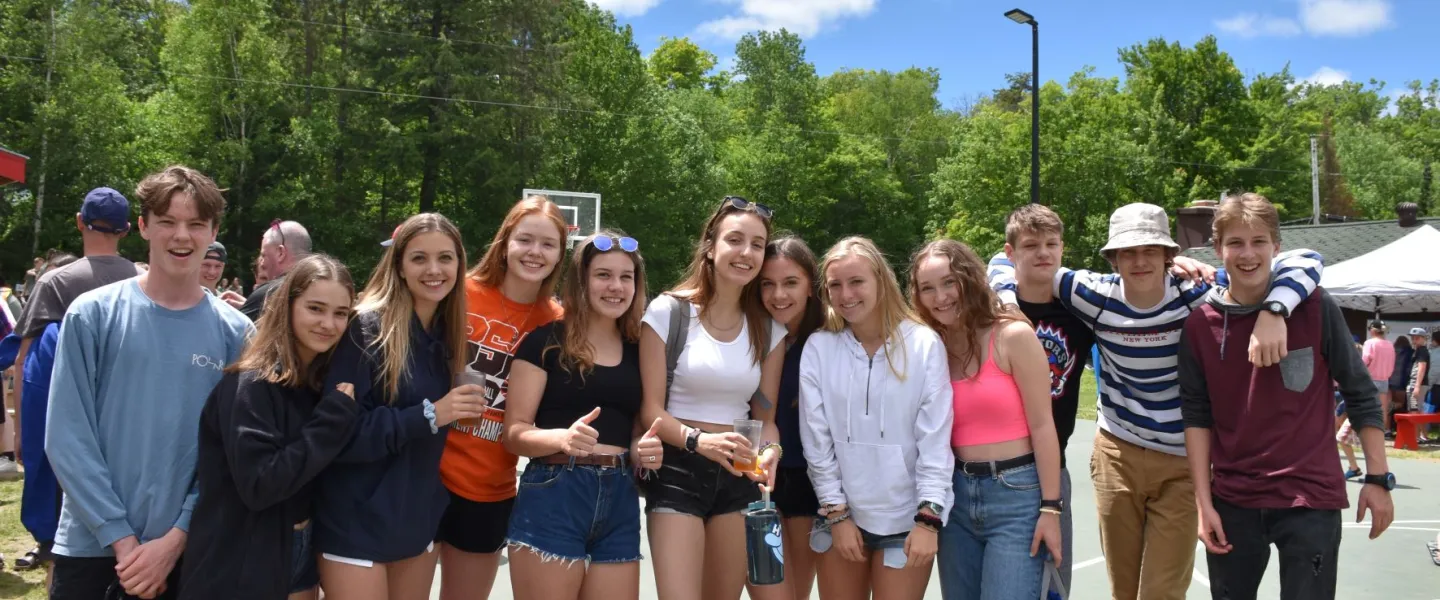 Group of male and female student counsellors