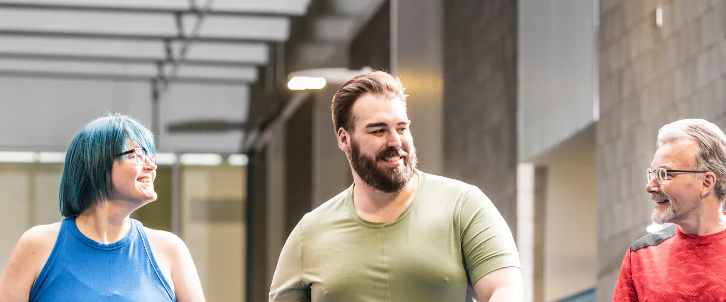 Group of individuals smiling