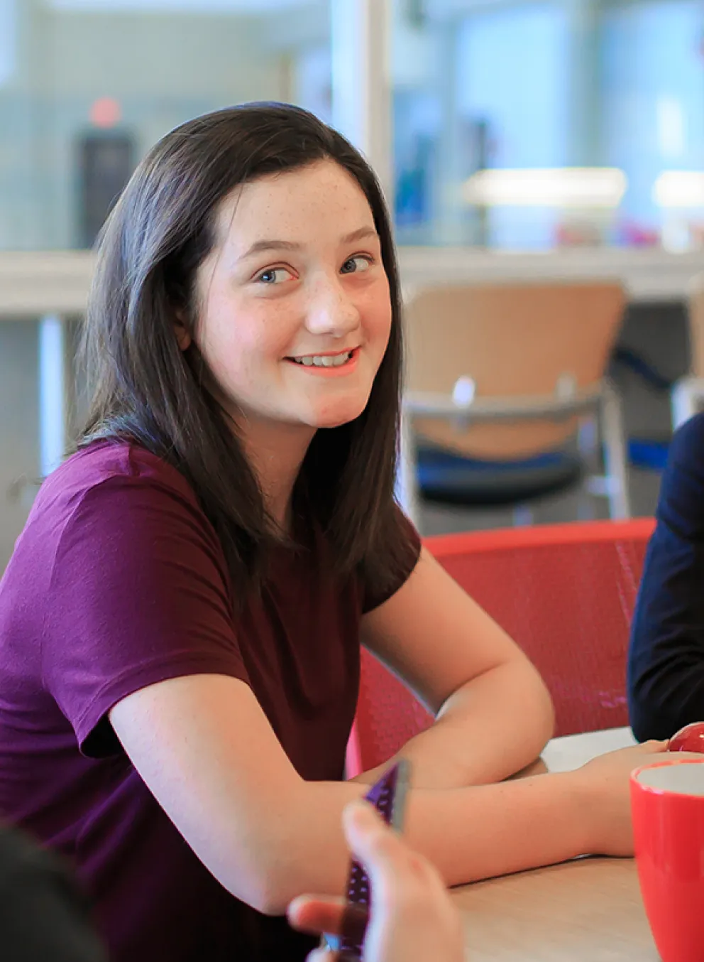 Group of youth smiling and laughing