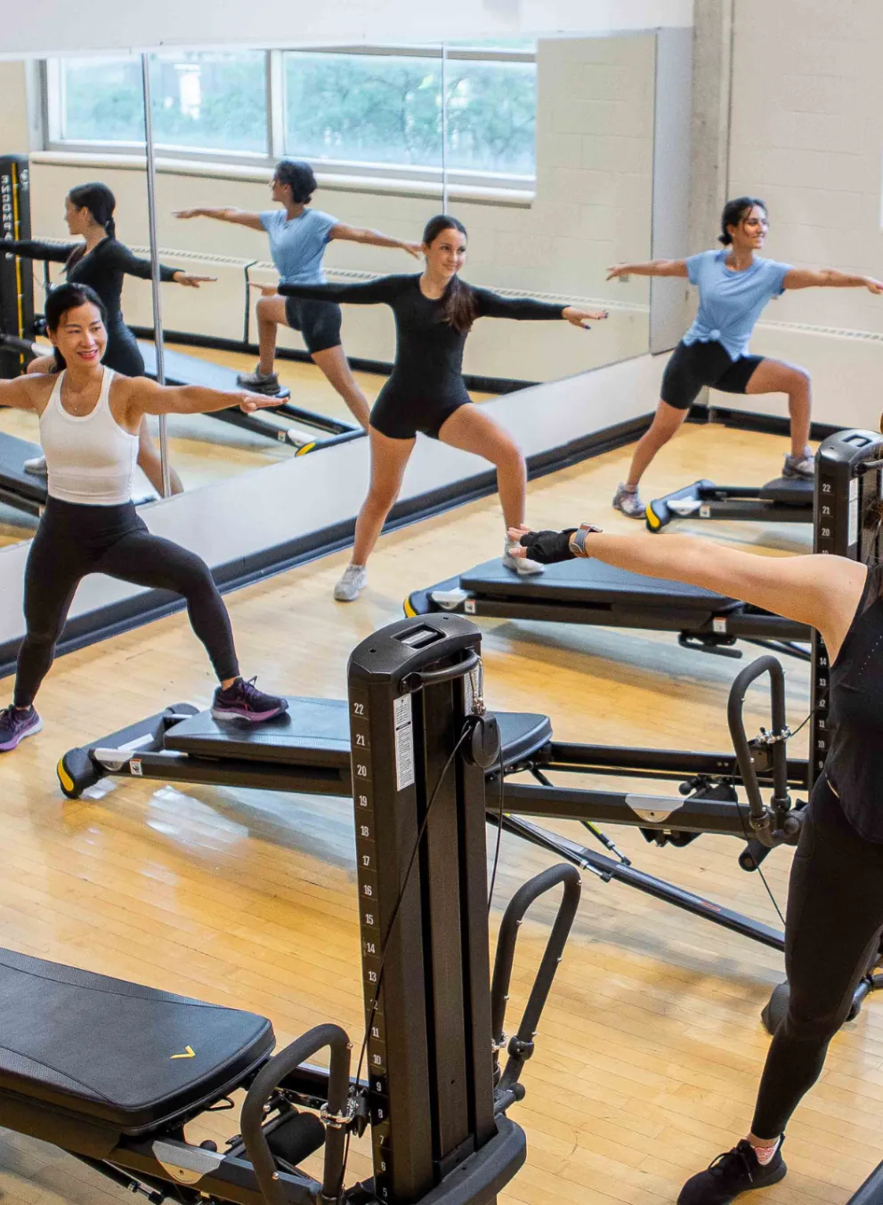 Group fitness class at the YMCA