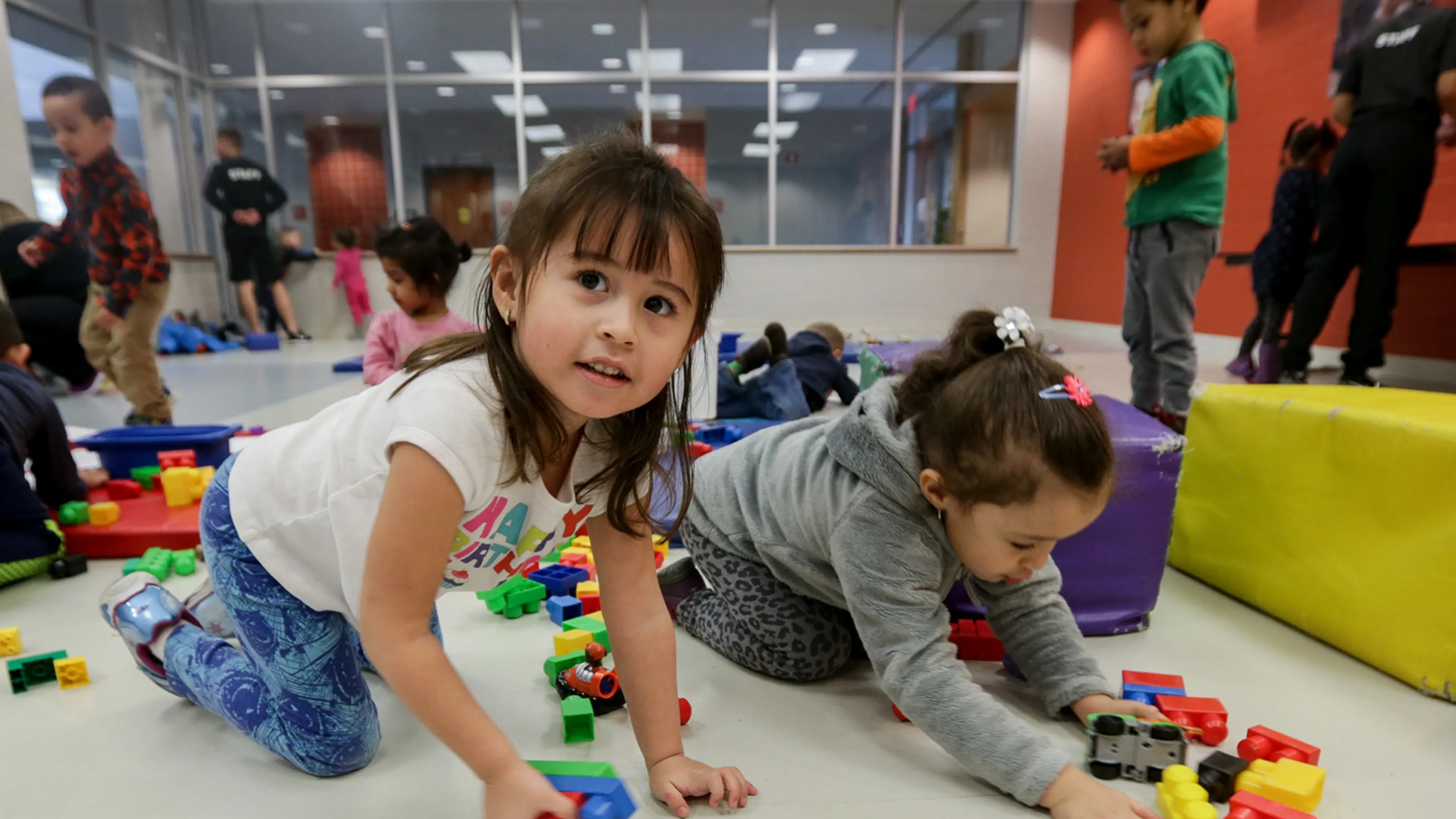 Children participating in Playtime program