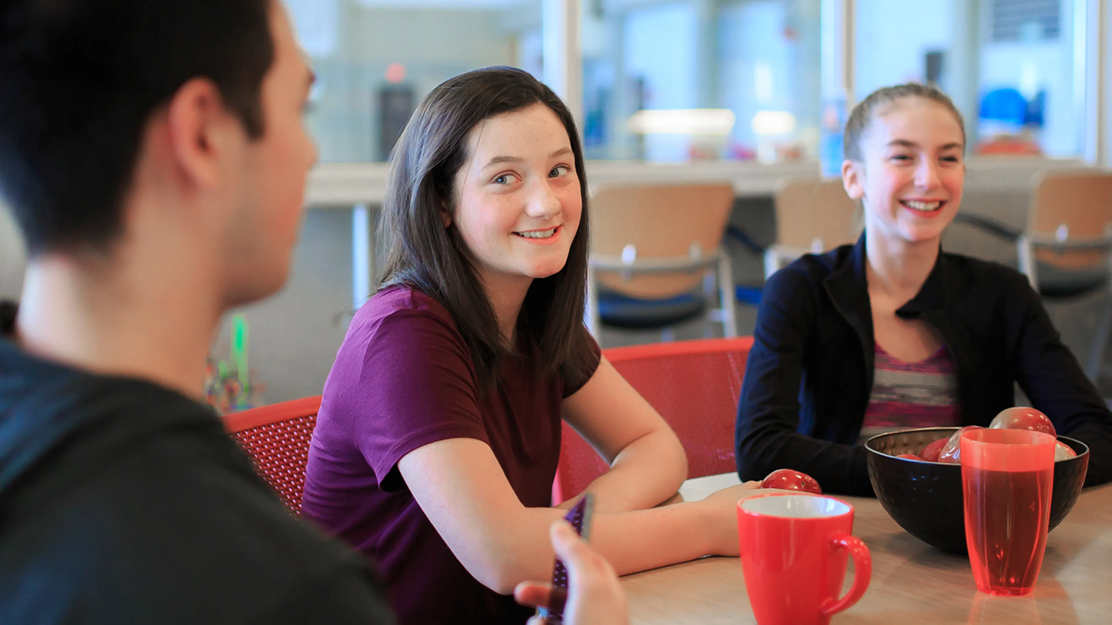 Group of youth smiling and laughing