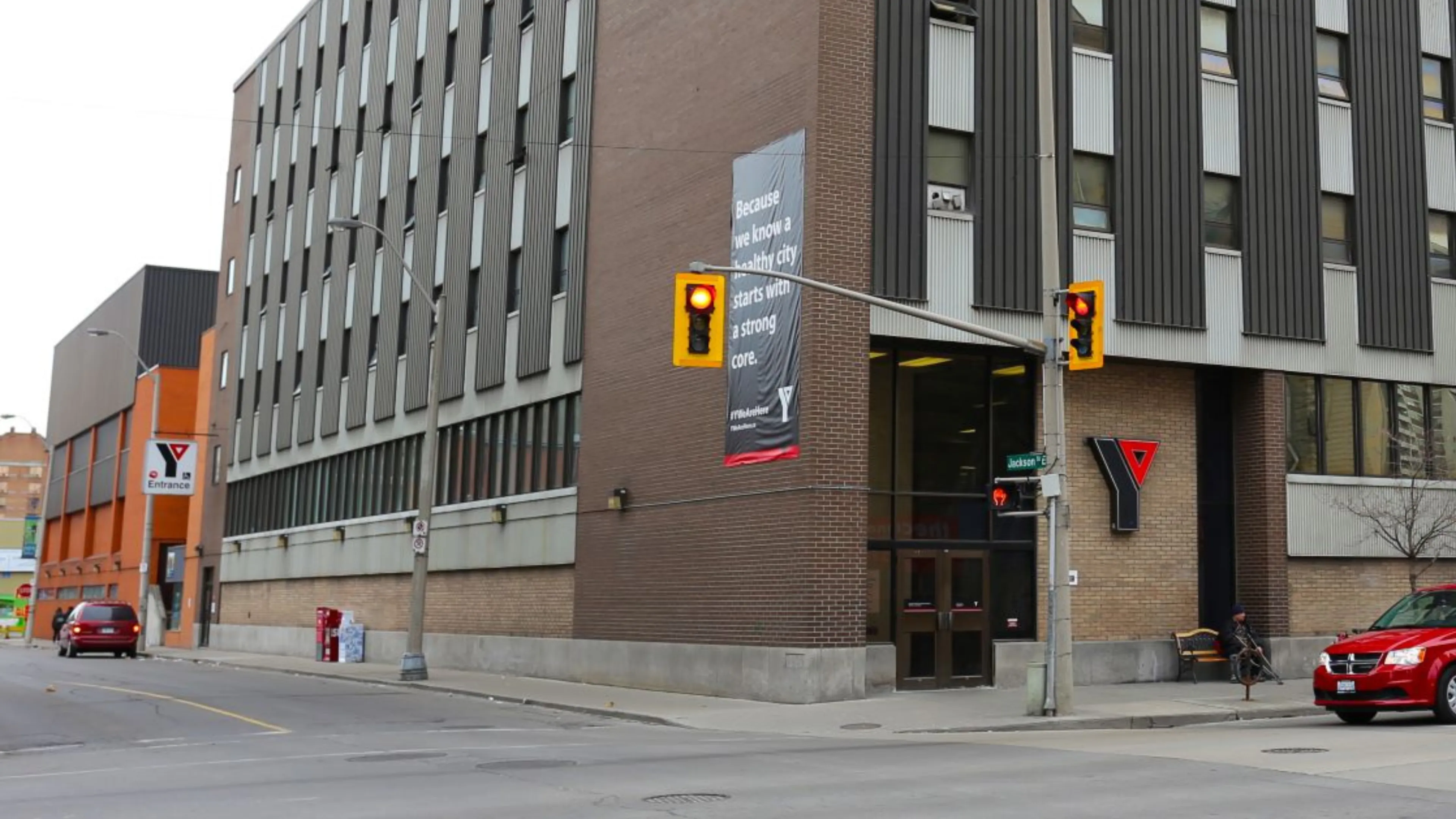 Outside of Mens Residence in Hamilton
