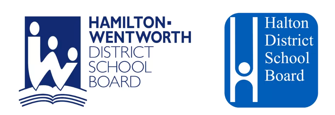 Hamilton-Wentworth School Board logo & Halton District School Board logo
