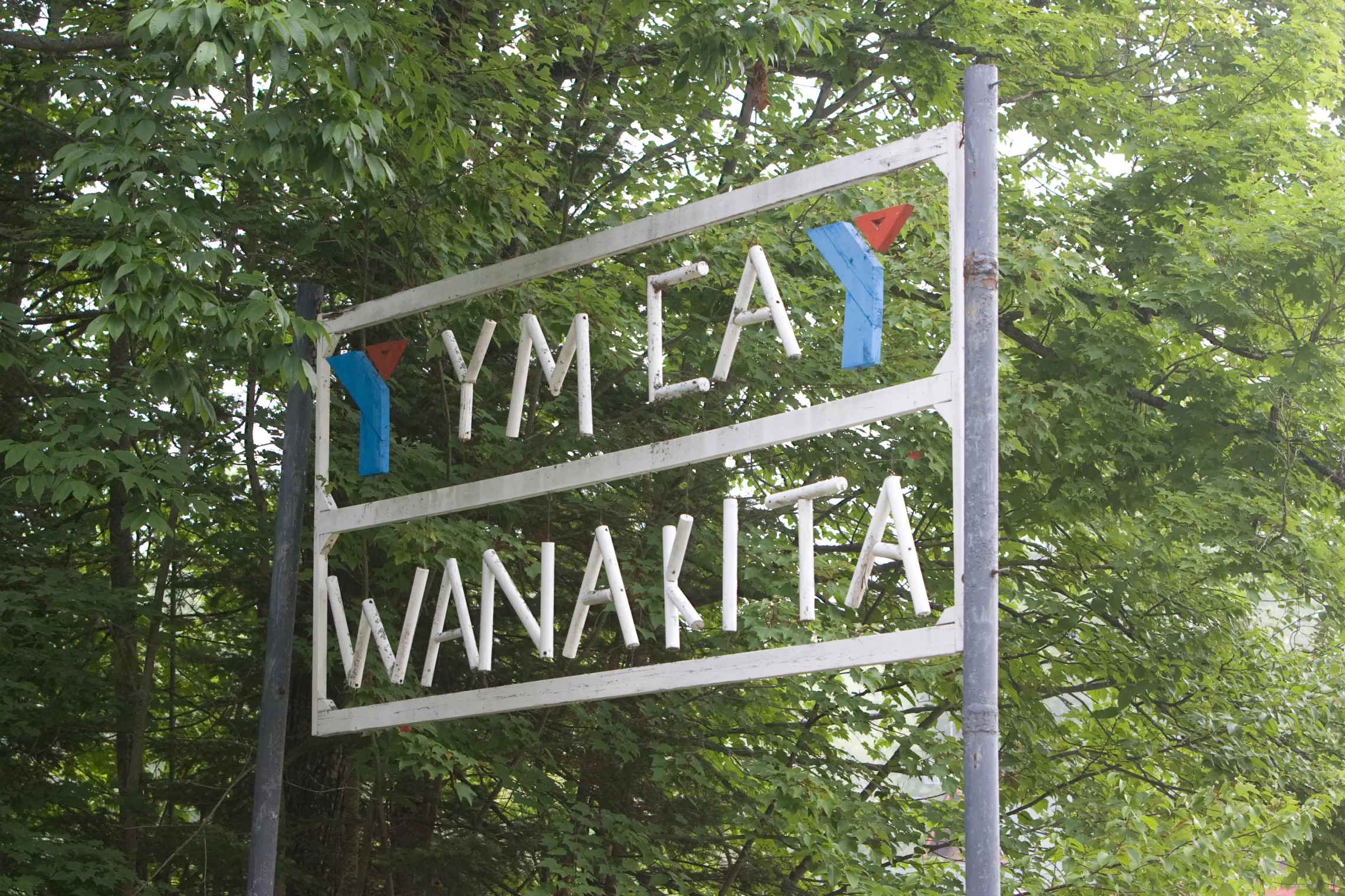 The YMCA Wanakita entrance sign