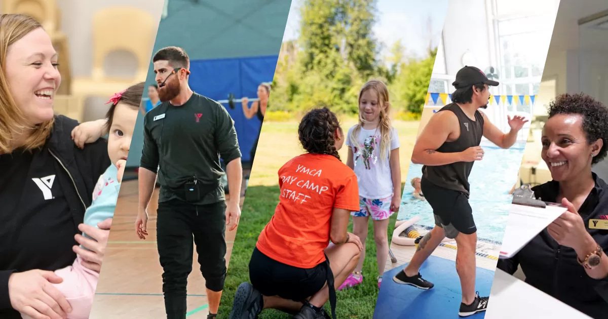 YMCA staff working across the association