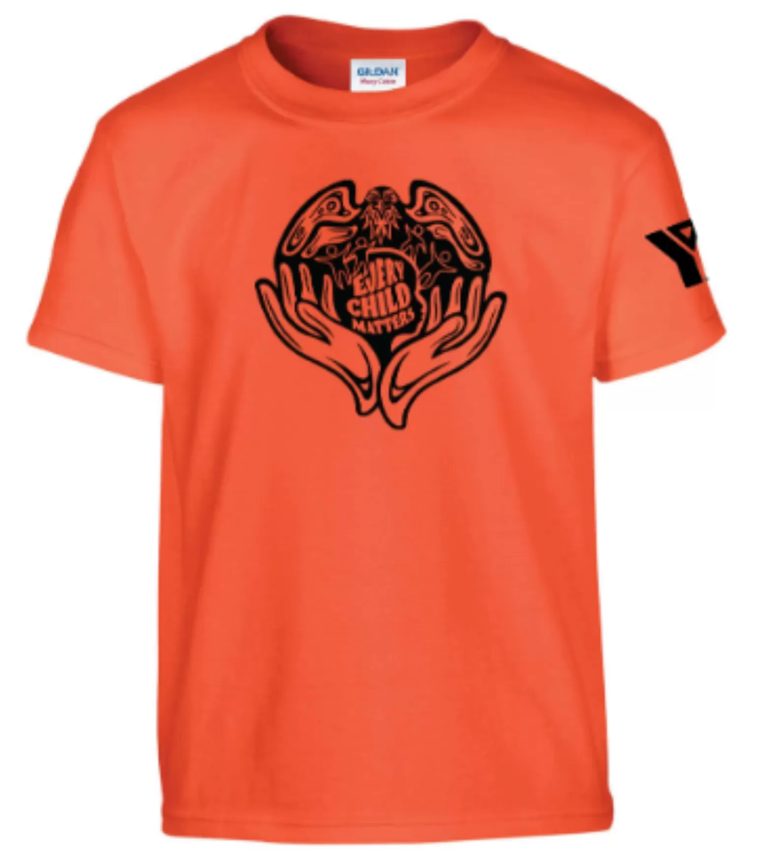 Orange shirt that reads every child matters