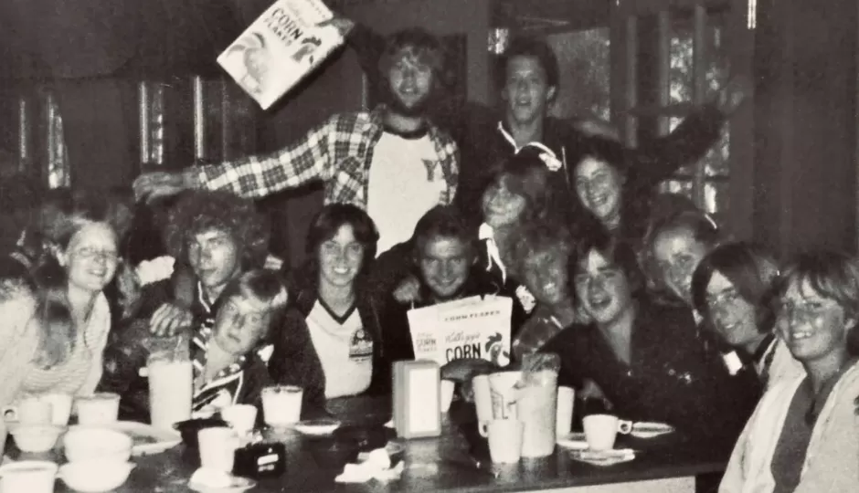 old photo from camp