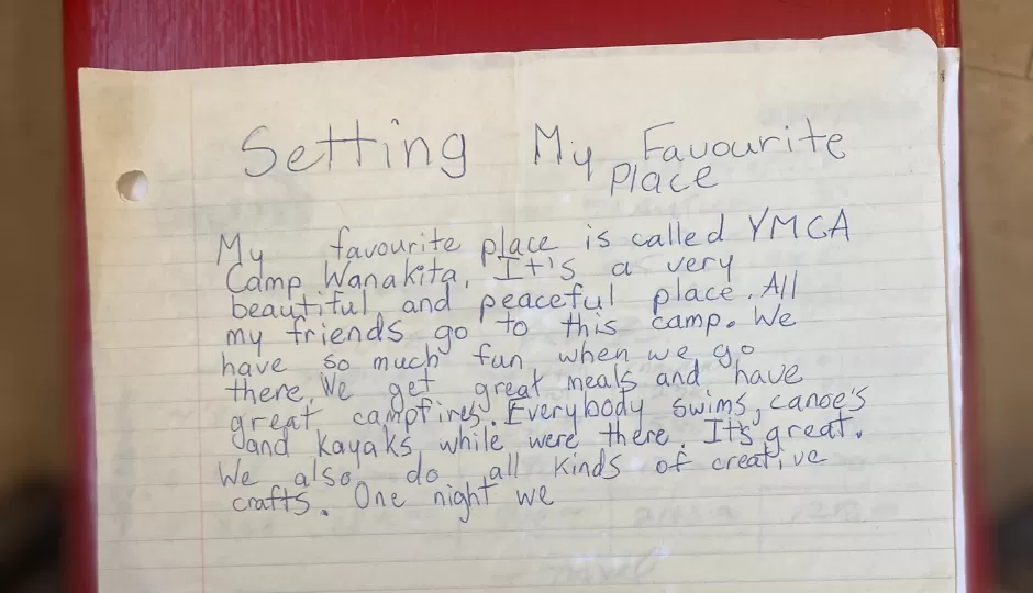 corey's note