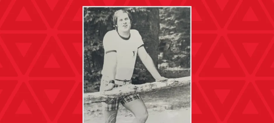 Black and White Photo of young Wayne Perkins