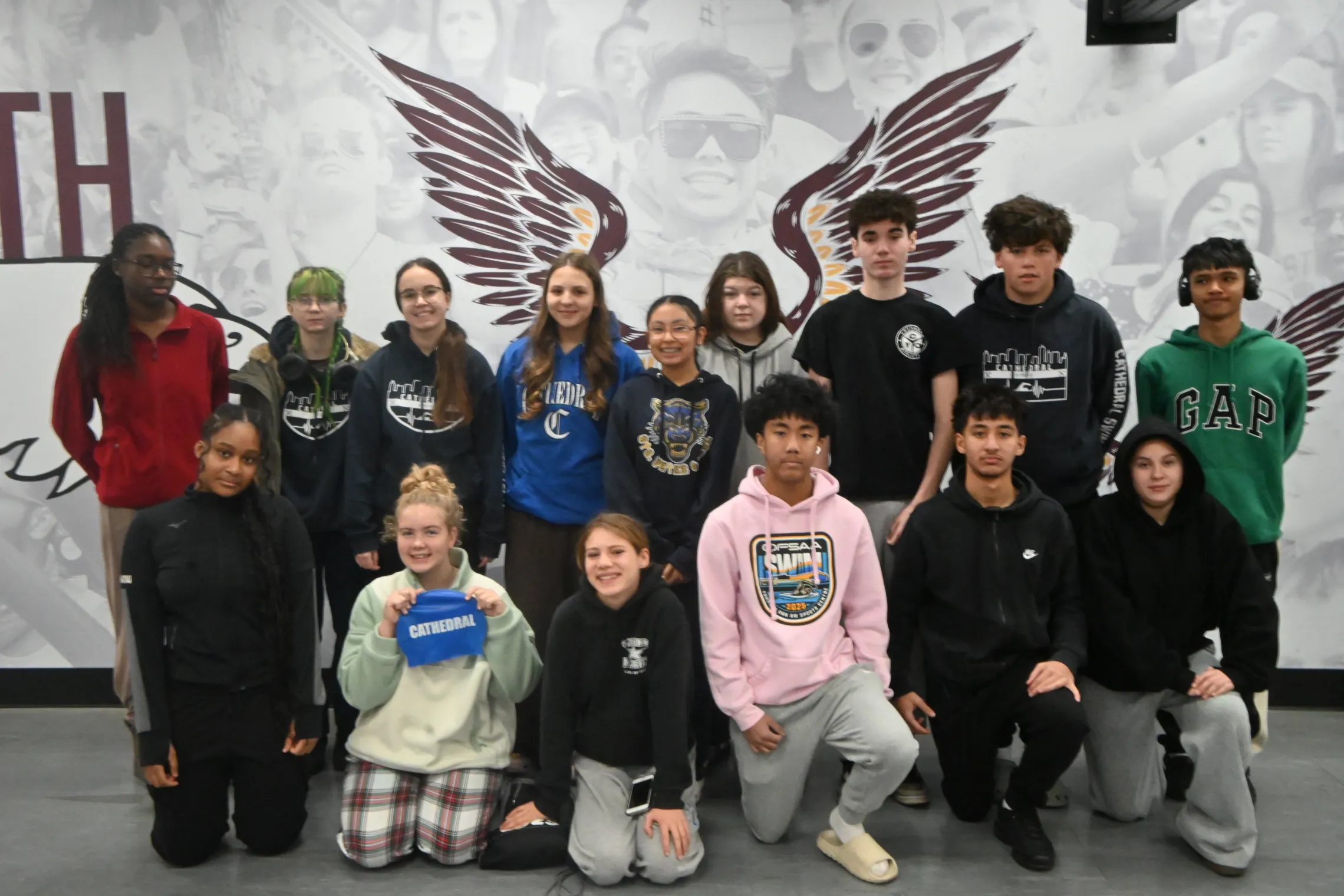 Cathedral High school swim team 2026