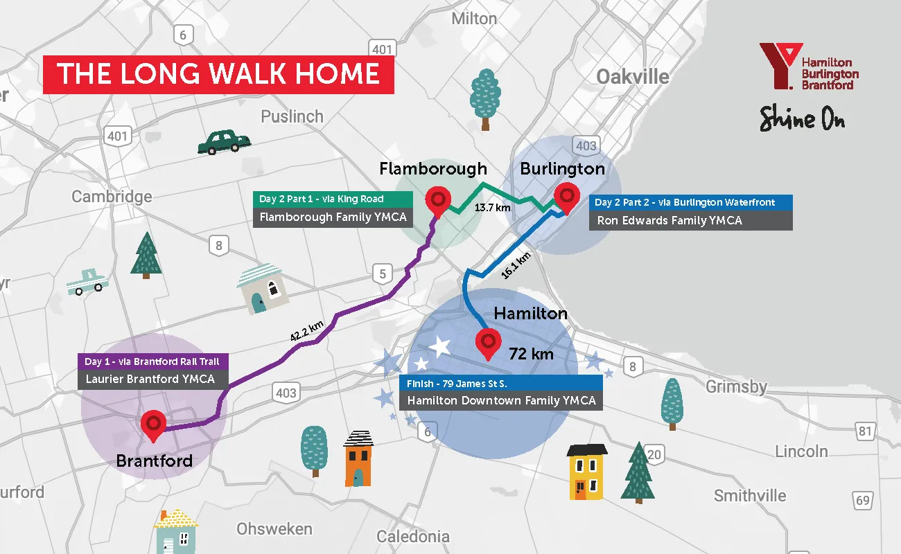 Long Walk Home Map