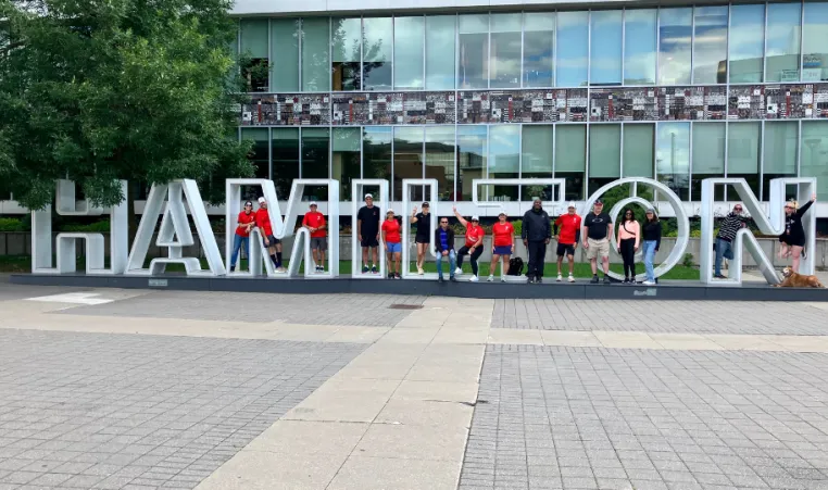 walkers at hamilton sign
