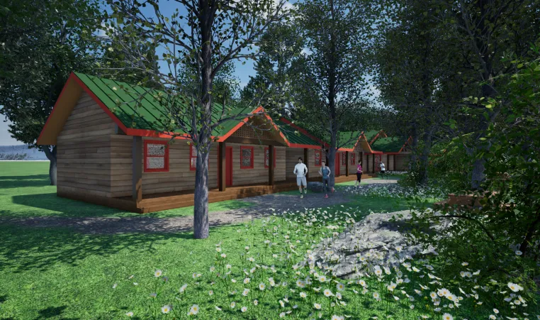 YMCA Wanakita Wayne Perkins Leadership Centre Rendering