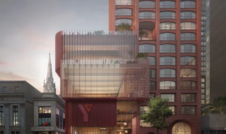 Hamilton Downtown Branch Rendering from Main Street