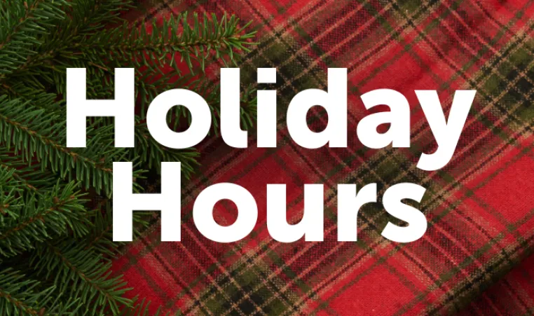 Holiday Hours