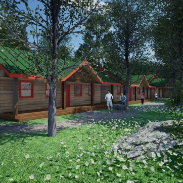 YMCA Wanakita Wayne Perkins Leadership Centre Rendering