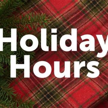Holiday Hours
