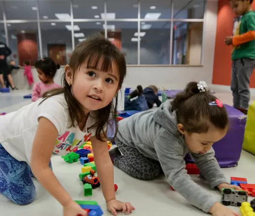 Children participating in Playtime program