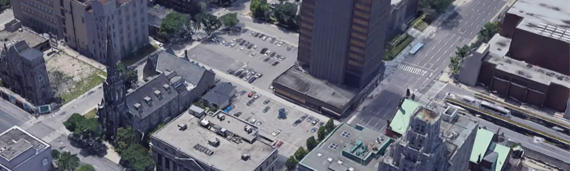 Google Earth photo of where new YMCA will be located