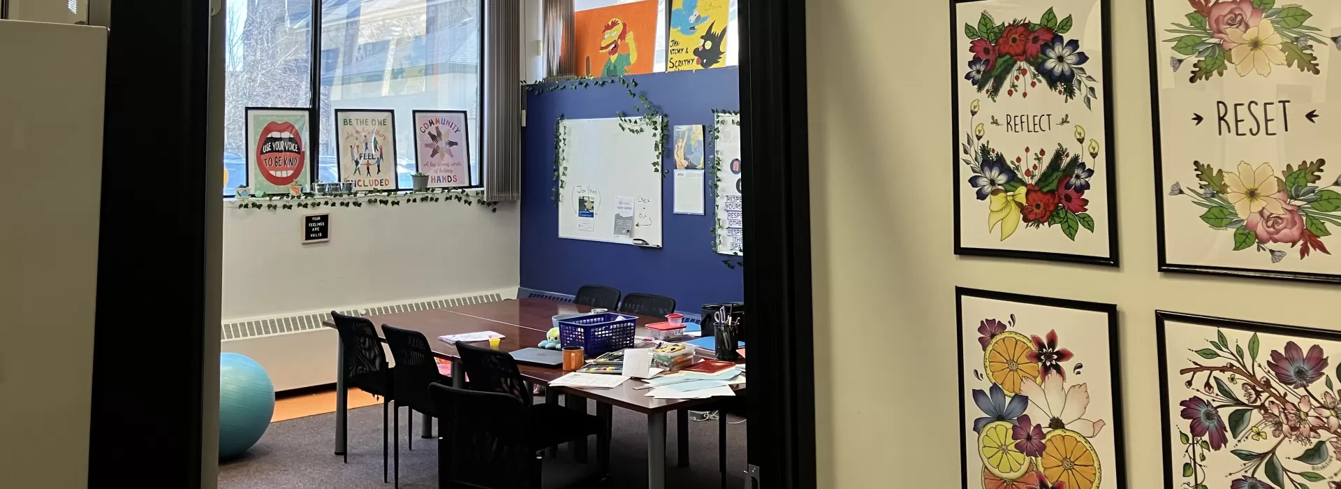 View of door way into work room at 25 Main