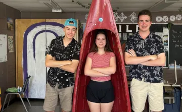 Cameron, Julia, and Jack - Westmount Secondary Students 2025